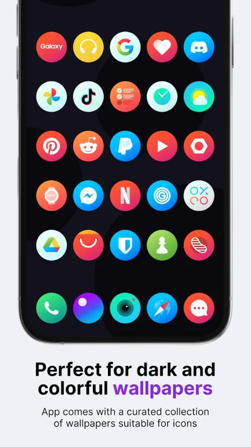 Hera Icon Pack: Circle Icons ภาพหน้าจอ 1