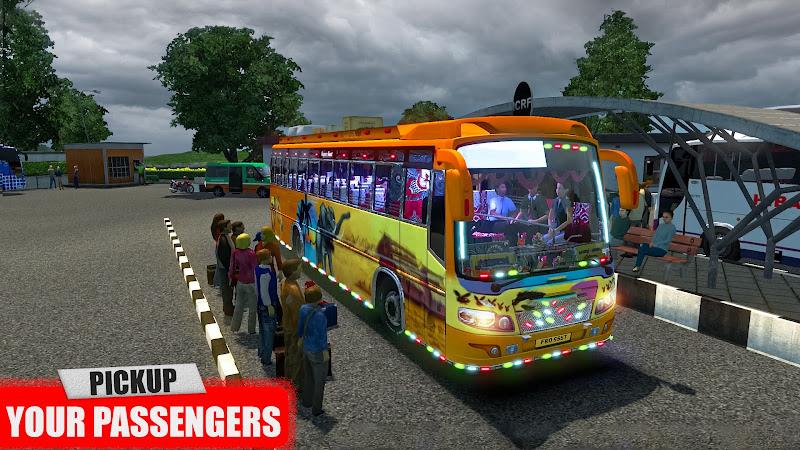 Euro Coach Bus Driving Games Tangkapan skrin 1