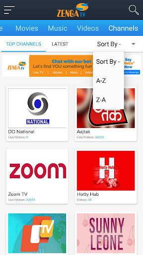 ZengaTV Mobile TV Live TV Screenshot 3