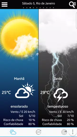 Weather for Brazil and World Tangkapan skrin 0