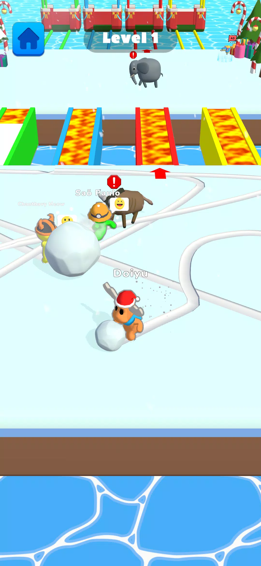 Ice Runner Battle: Snow Race স্ক্রিনশট 3