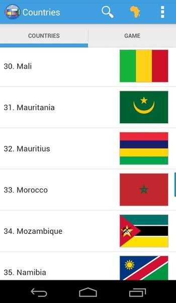 Countries of the World Tangkapan skrin 2