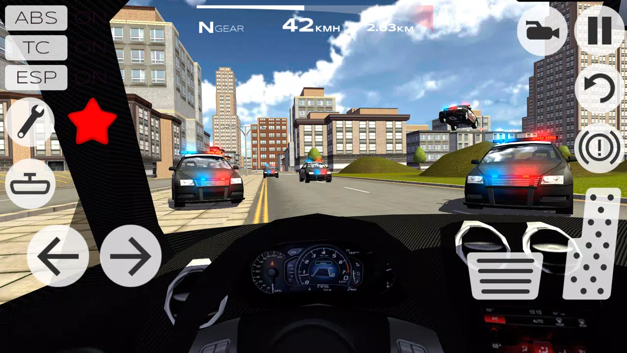 Extreme Car Driving Racing 3D স্ক্রিনশট 1