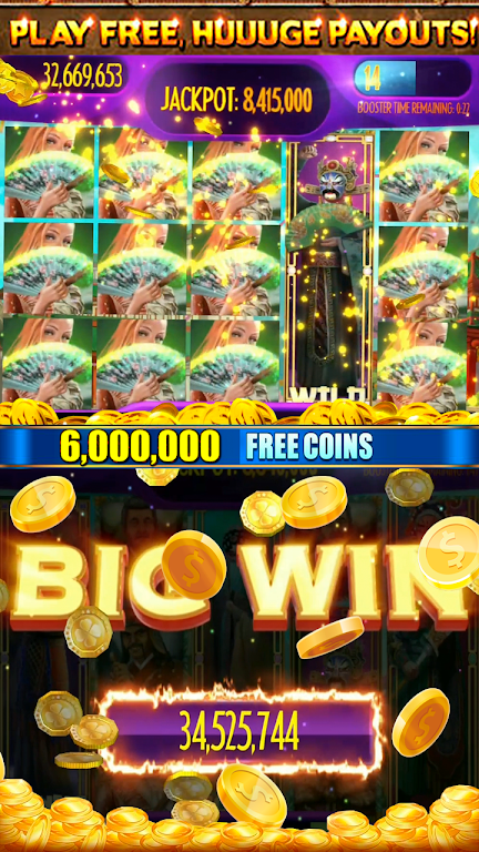 Chinese Opera Dynasty Free Vegas Slot Machine 螢幕截圖 1