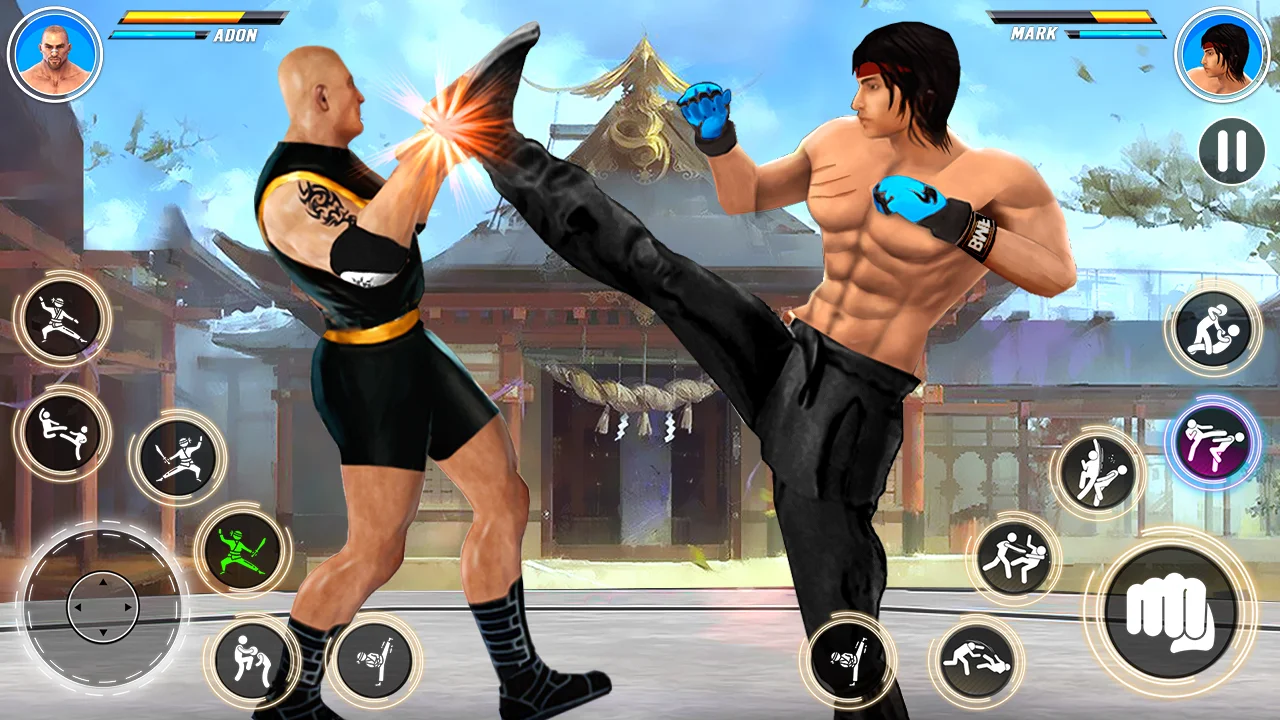 Schermata Kung Fu Games - Fighting Games 1