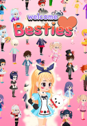 Besties - Make friend & Avatar ဖန်သားပြင်ဓာတ်ပုံ 0