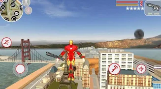 Iron Superhero War - Superhero Games Captura de tela 2