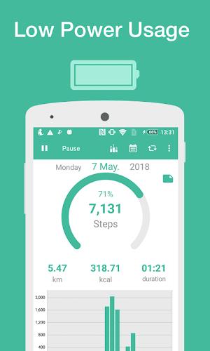 Pedometer - Step Counter Maipo Скриншот 3