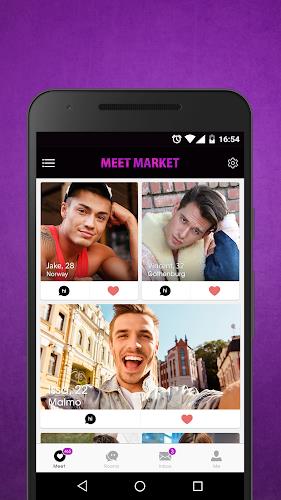 Meet Market: Gay Chat & Dates Zrzut ekranu 0