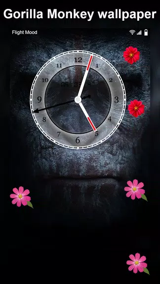 Gorilla Monkey Live Wallpaper Captura de tela 3