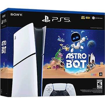 索尼PlayStation 5 Slim Digital Edition Astro Bot Console Bundle