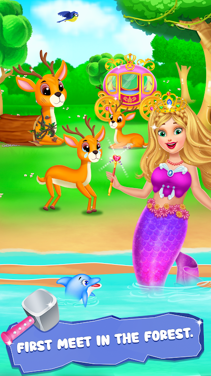 Princess life love story games Captura de pantalla 3