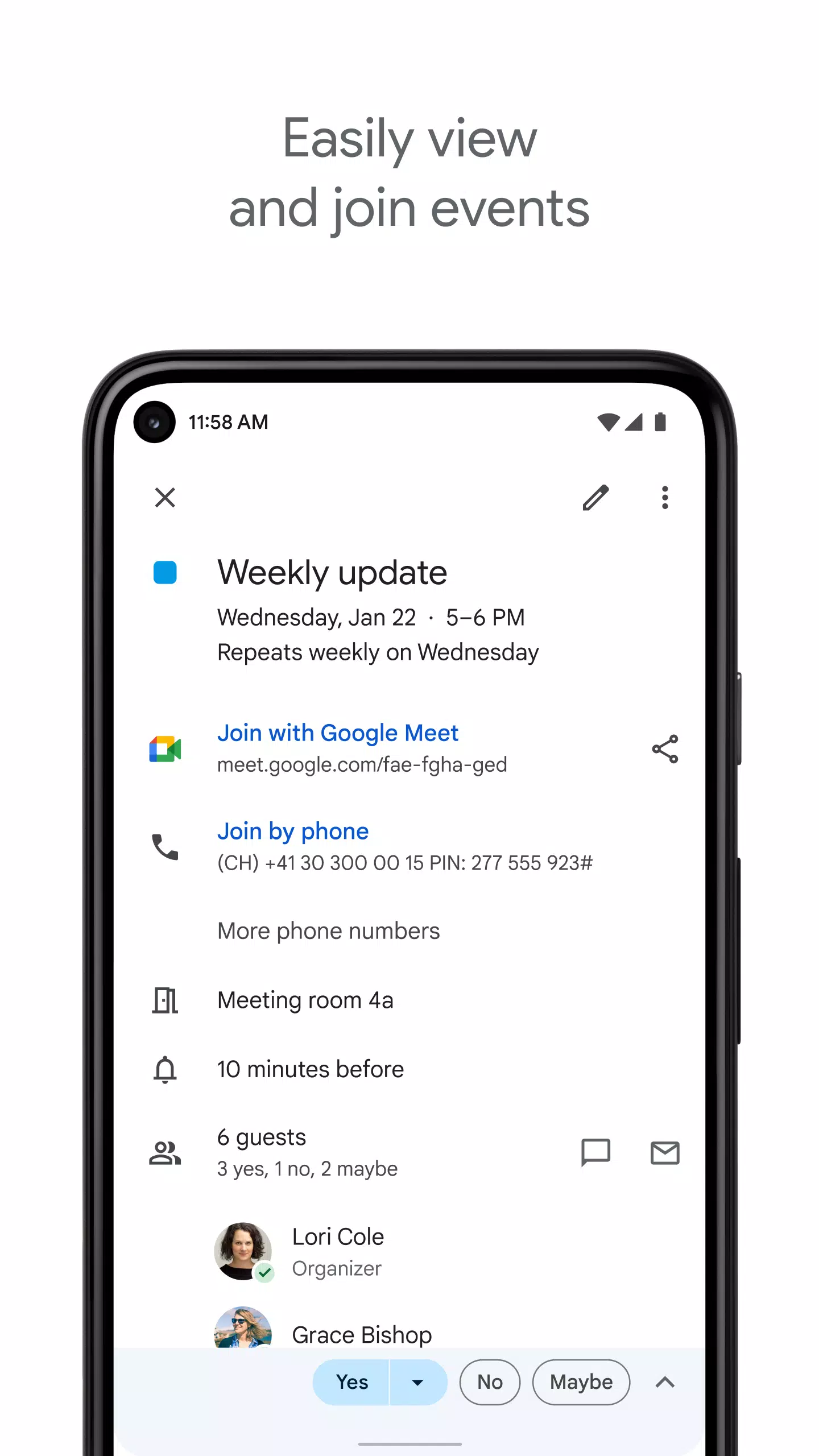 Google Calendar Tangkapan skrin 2