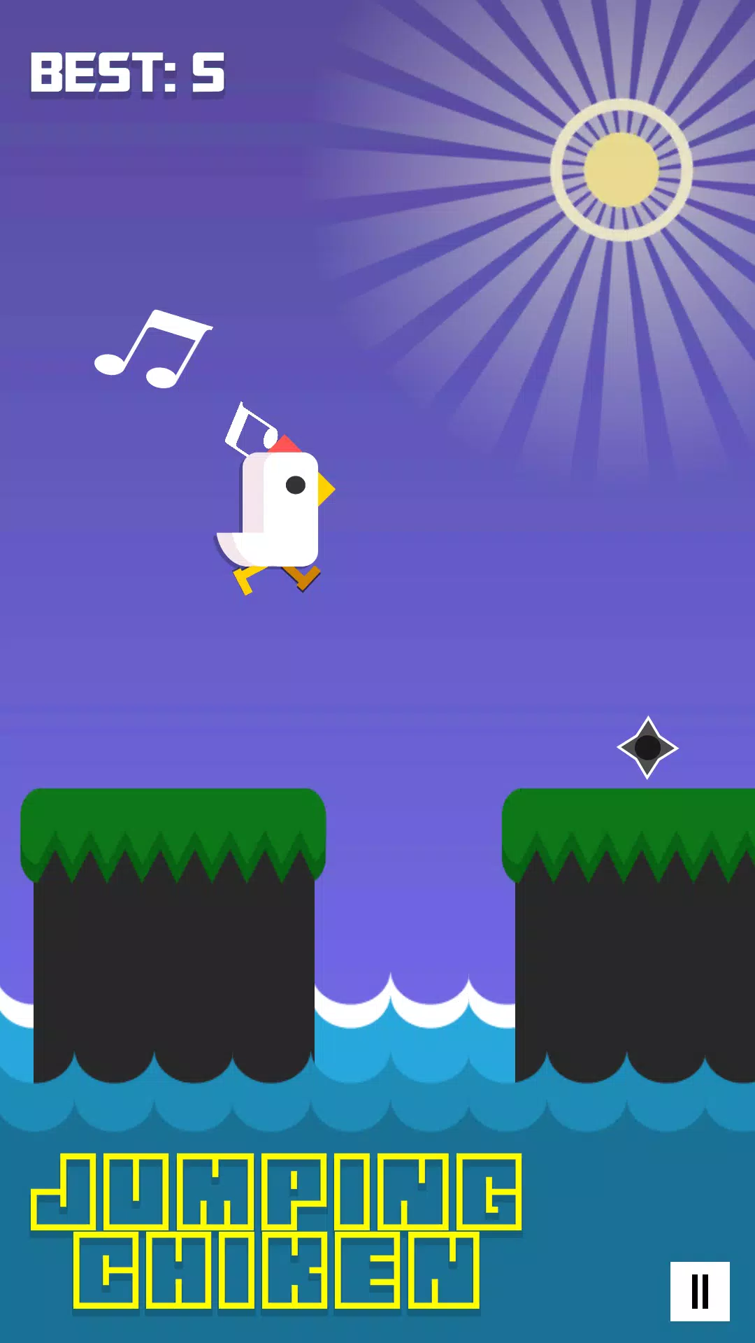 Jumping Chiken Game 螢幕截圖 1