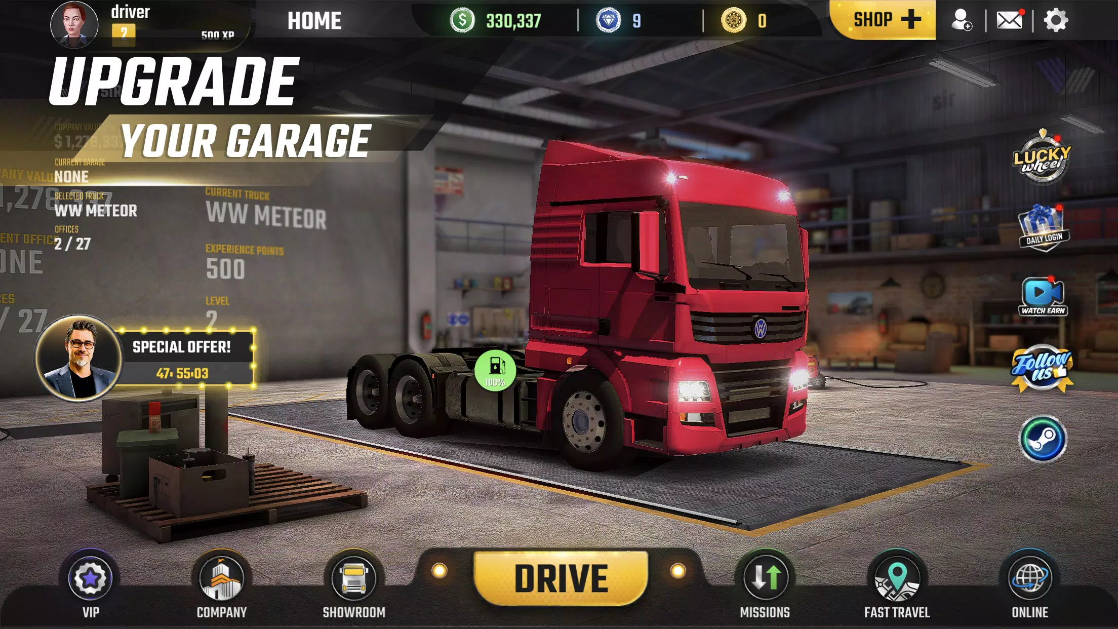 Truck Simulator World ภาพหน้าจอ 0