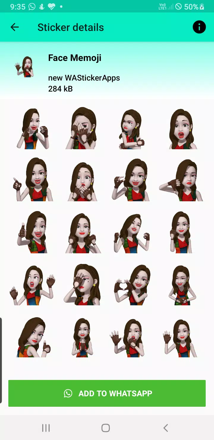3d emoji stickers for whatsapp スクリーンショット 3