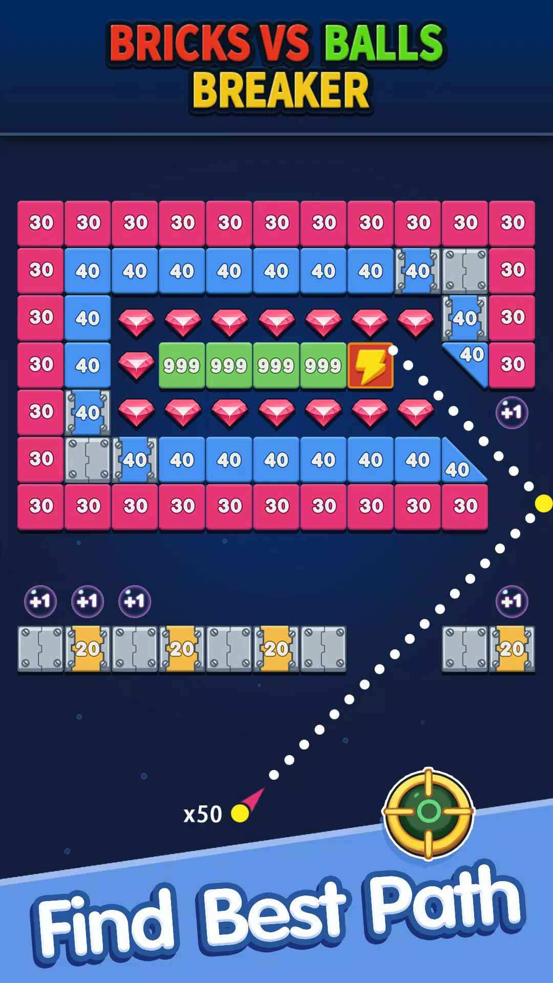 Bricks vs Balls Breaker Ảnh chụp màn hình 0