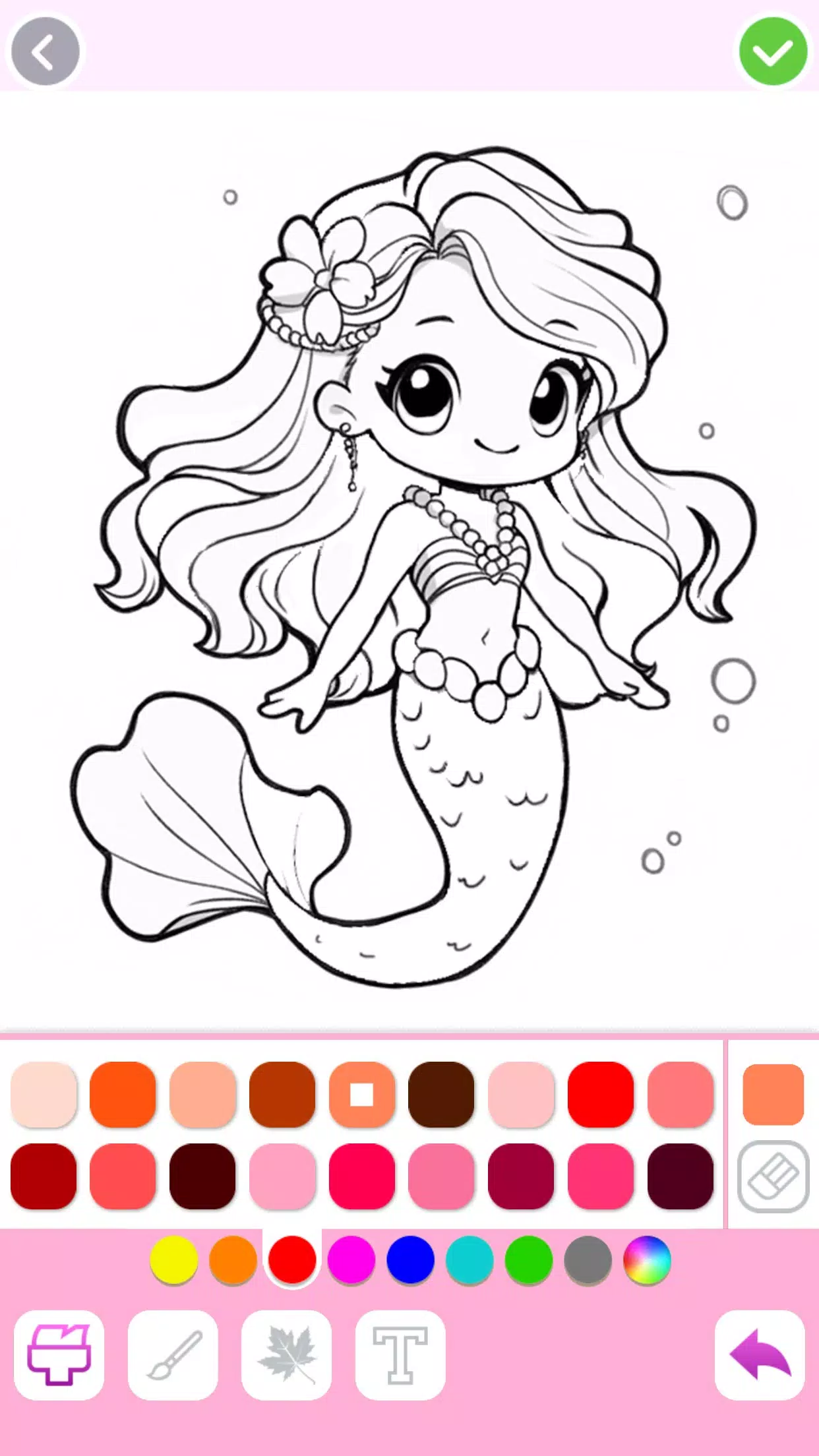 Mermaid Coloring:Mermaid games ဖန်သားပြင်ဓာတ်ပုံ 3