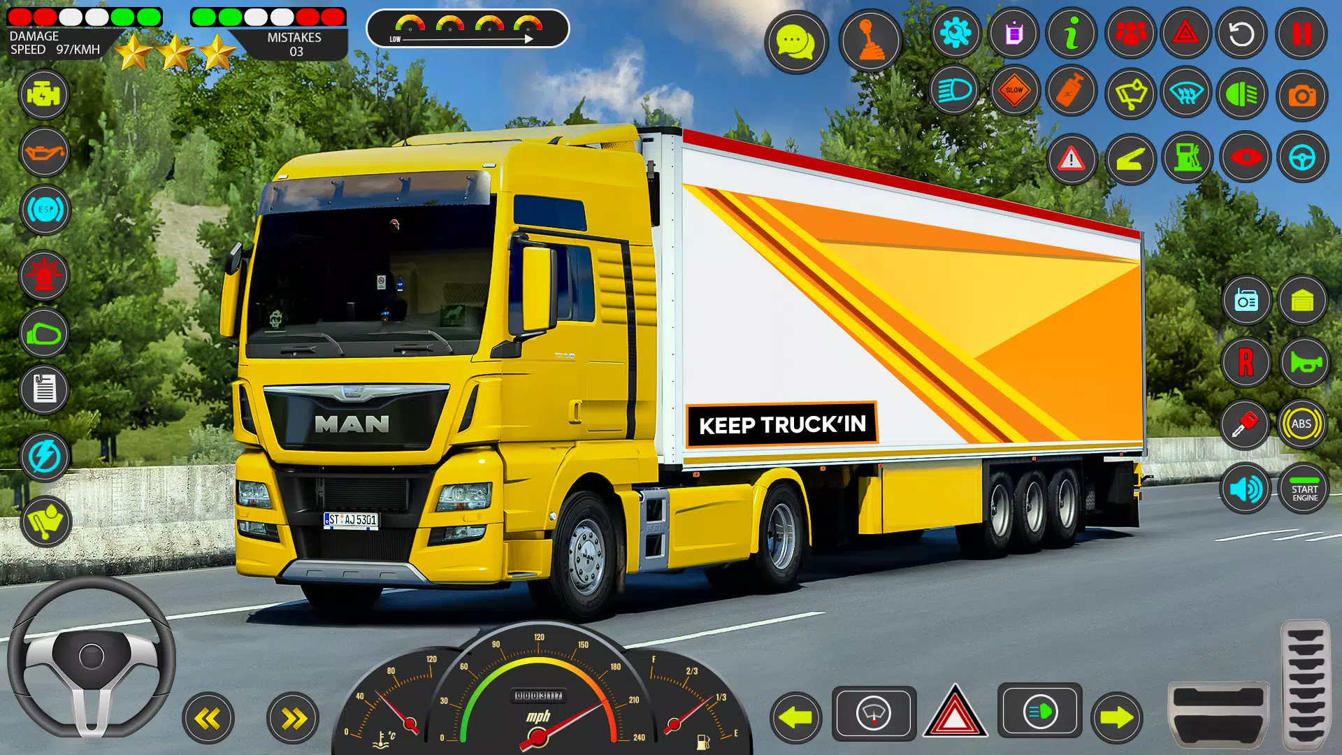 Schermata Euro Truck Games Sim 3d 0