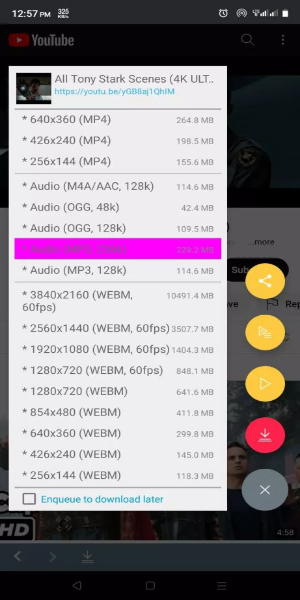 TubeMate Video Downloader Capture d'écran 2