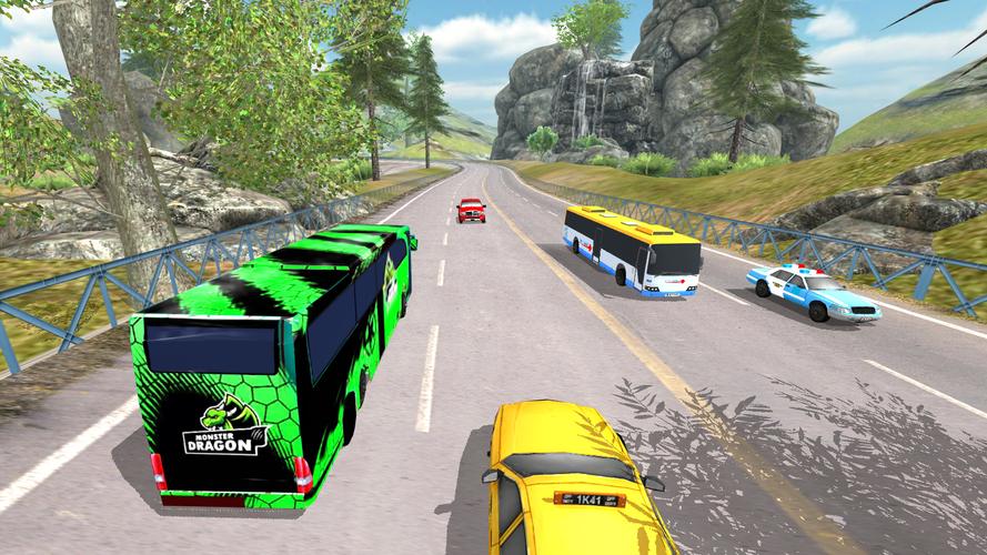 Offroad Bus Climb Hill Racing Ekran Görüntüsü 3