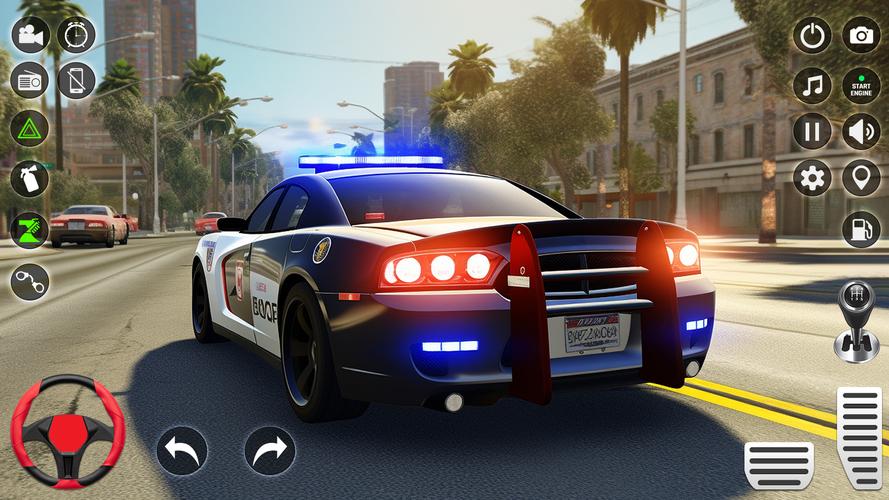 Cop Car Parking: Driving Games Capture d'écran 0