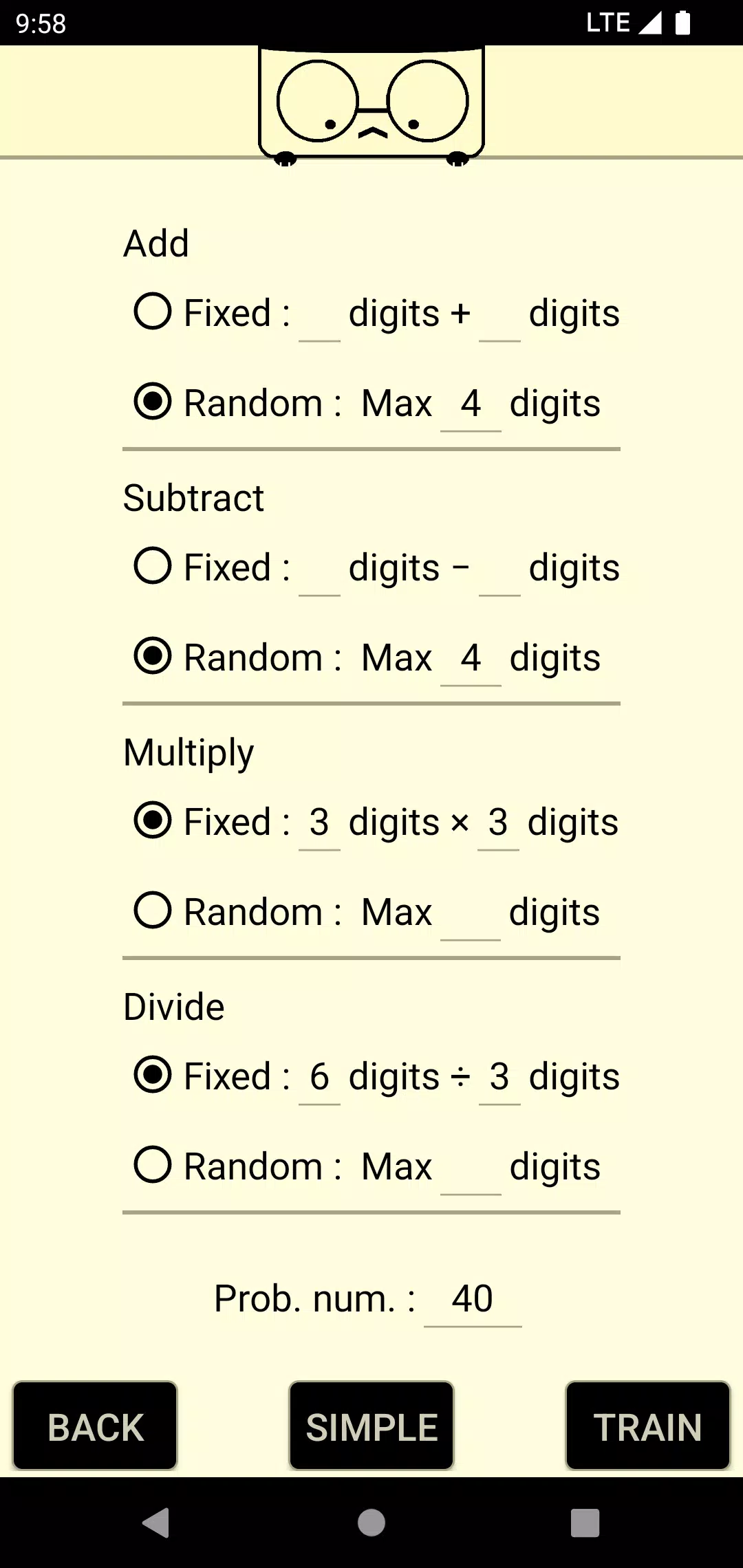 Calculate! Schermafbeelding 2