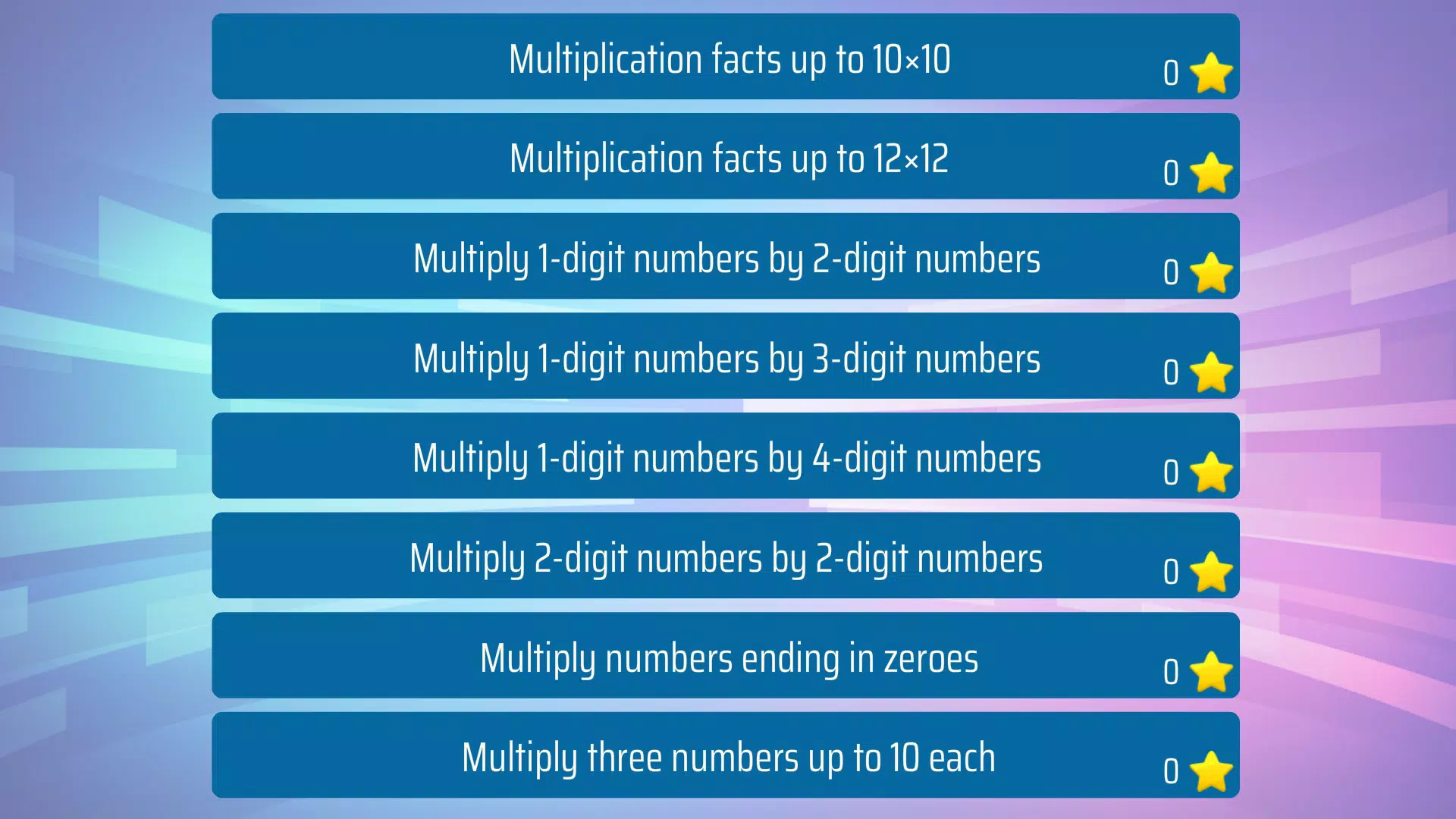 Multiplication 4th grade Math スクリーンショット 0