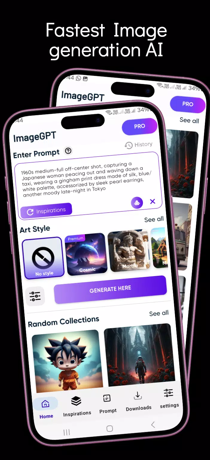 ImageGpt - AI Art Generator Captura de pantalla 1