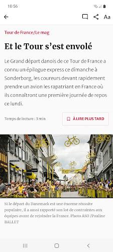 Dernières Nouvelles d’Alsace Tangkapan skrin 1