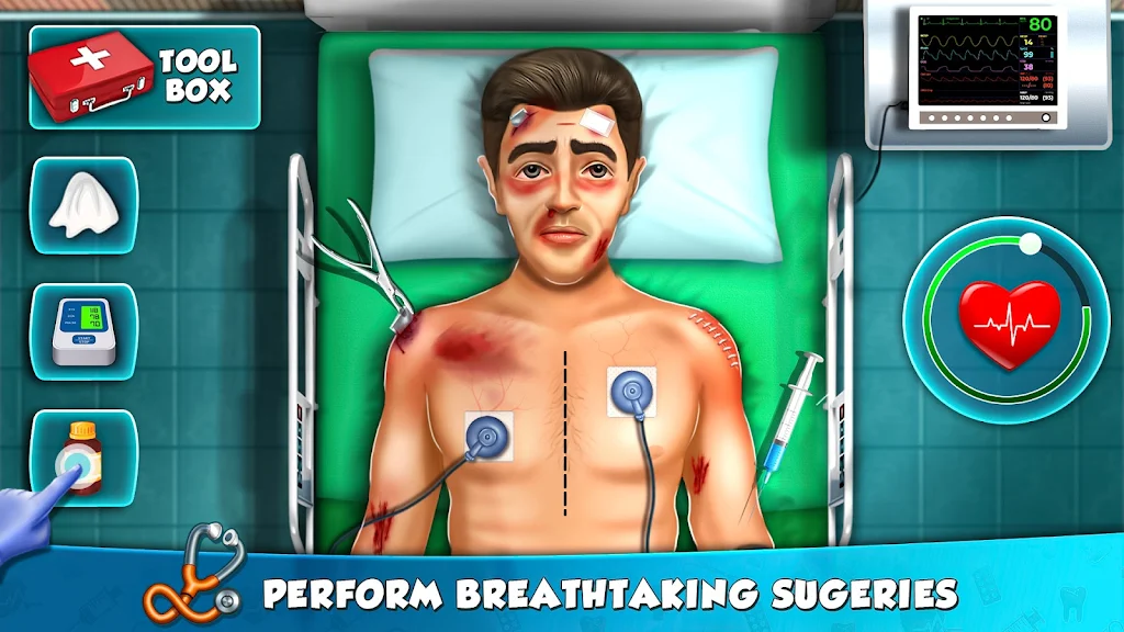 Doctor Operation Surgery Games ဖန်သားပြင်ဓာတ်ပုံ 2