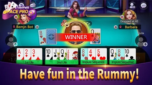 Teenpatti Ace Pro poker rummy Tangkapan skrin 3