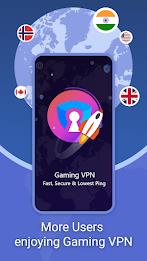 Gaming VPN | Cleaner & Booster ဖန်သားပြင်ဓာတ်ပုံ 0