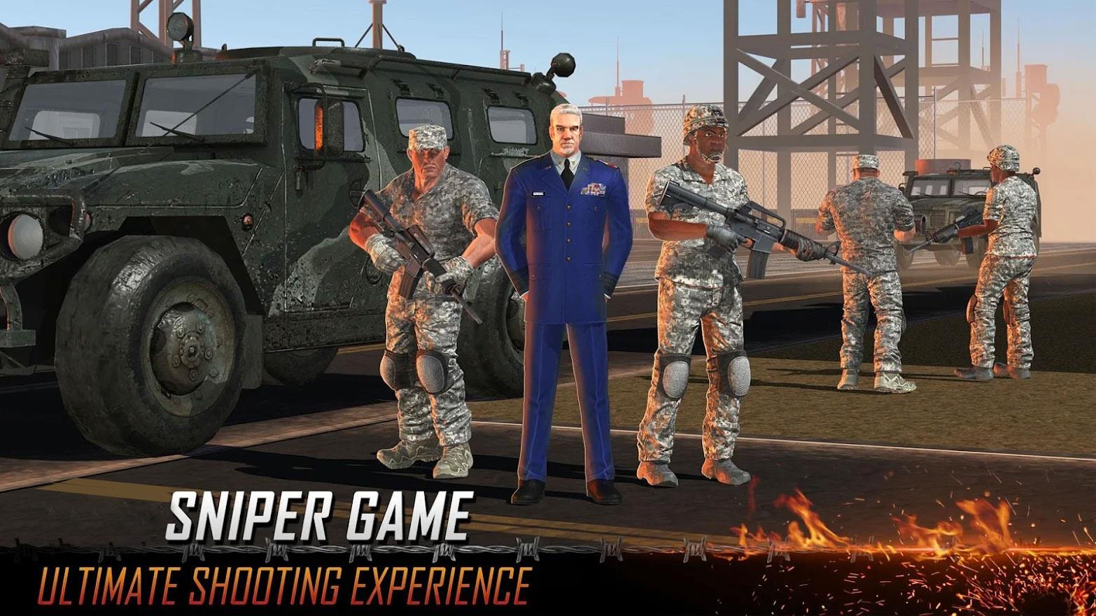 Army Sniper Gun Games Offline应用截图第1张