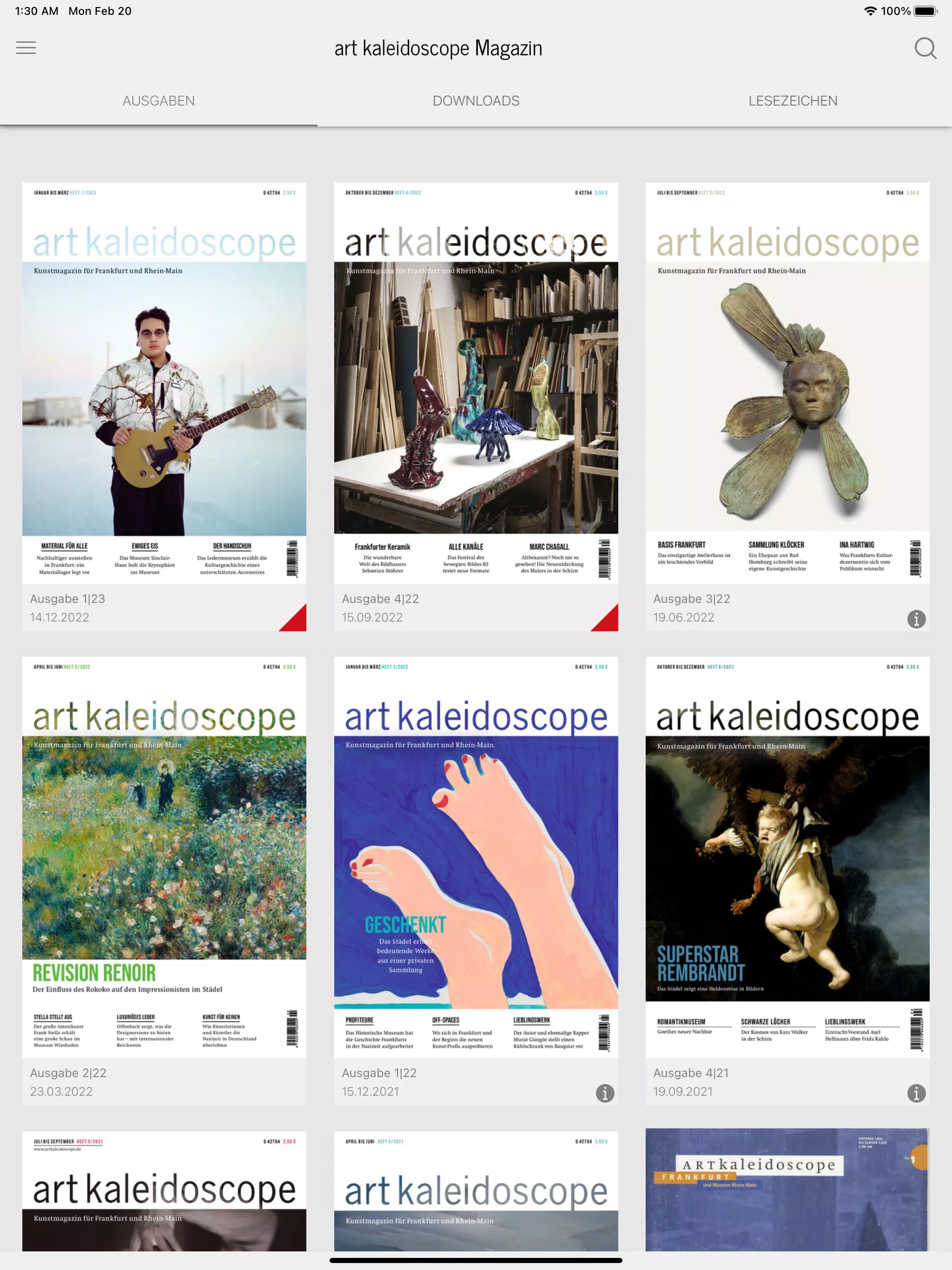 art kaleidoscope Magazin Скриншот 0