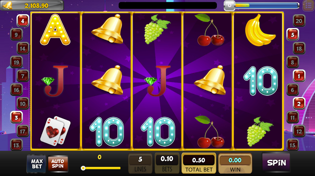 SlotMan - Free Classic Vegas Slot Machine 777 Captura de pantalla 0