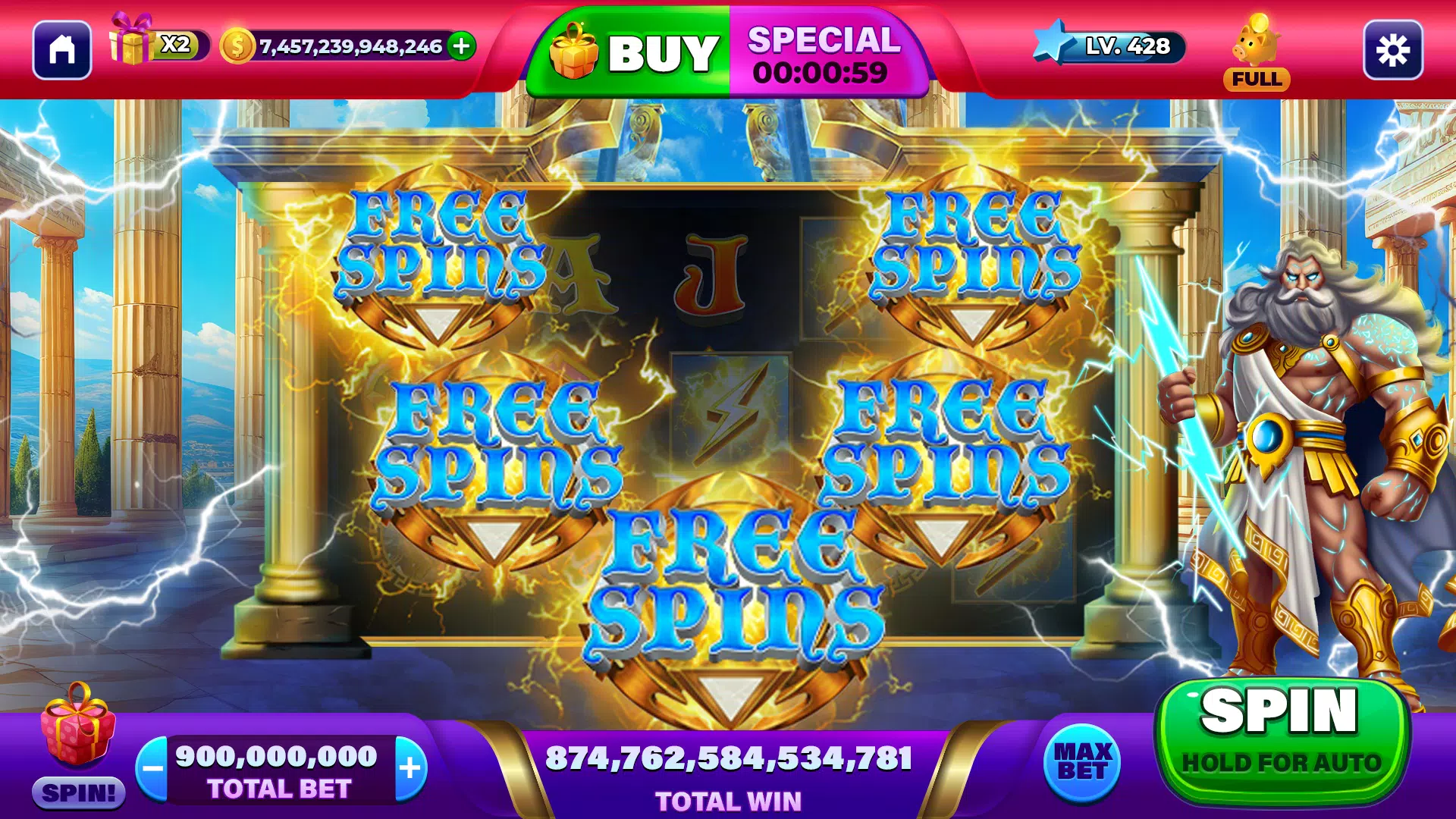 Clover Slots Epic Casino Games Ảnh chụp màn hình 1