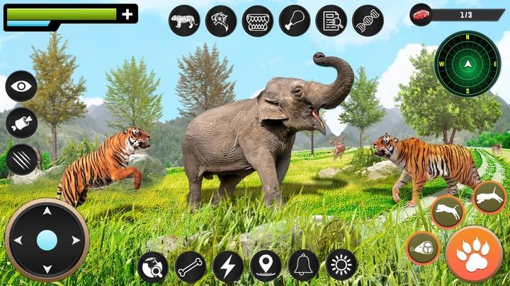 Tiger Simulator Animal Game 3D ภาพหน้าจอ 1