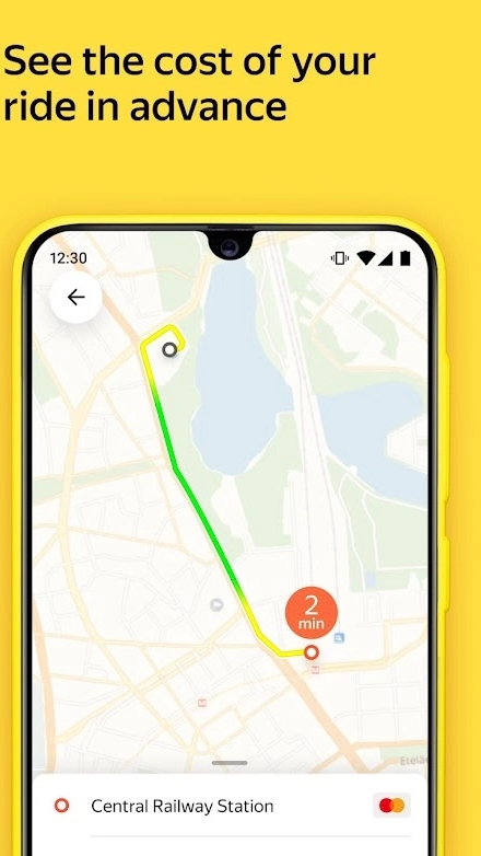 Yandex Go: taxi and delivery Ekran Görüntüsü 2