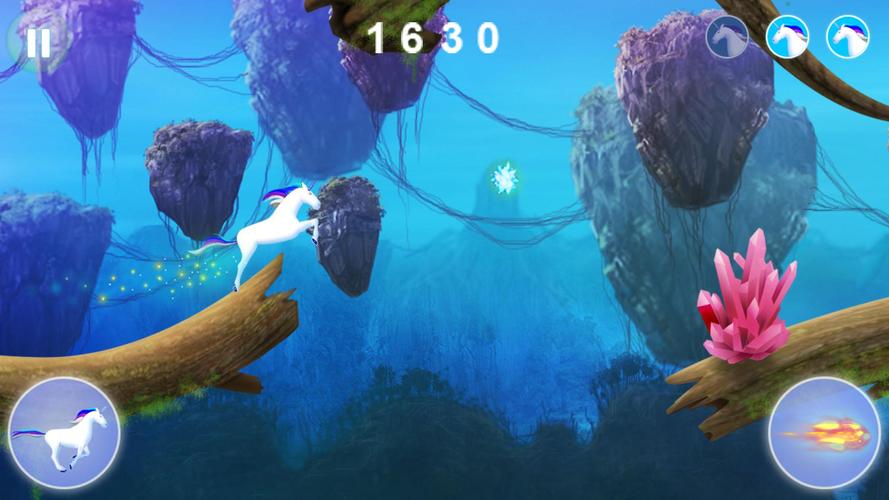 Unicorn dash : Magical Sky ภาพหน้าจอ 3