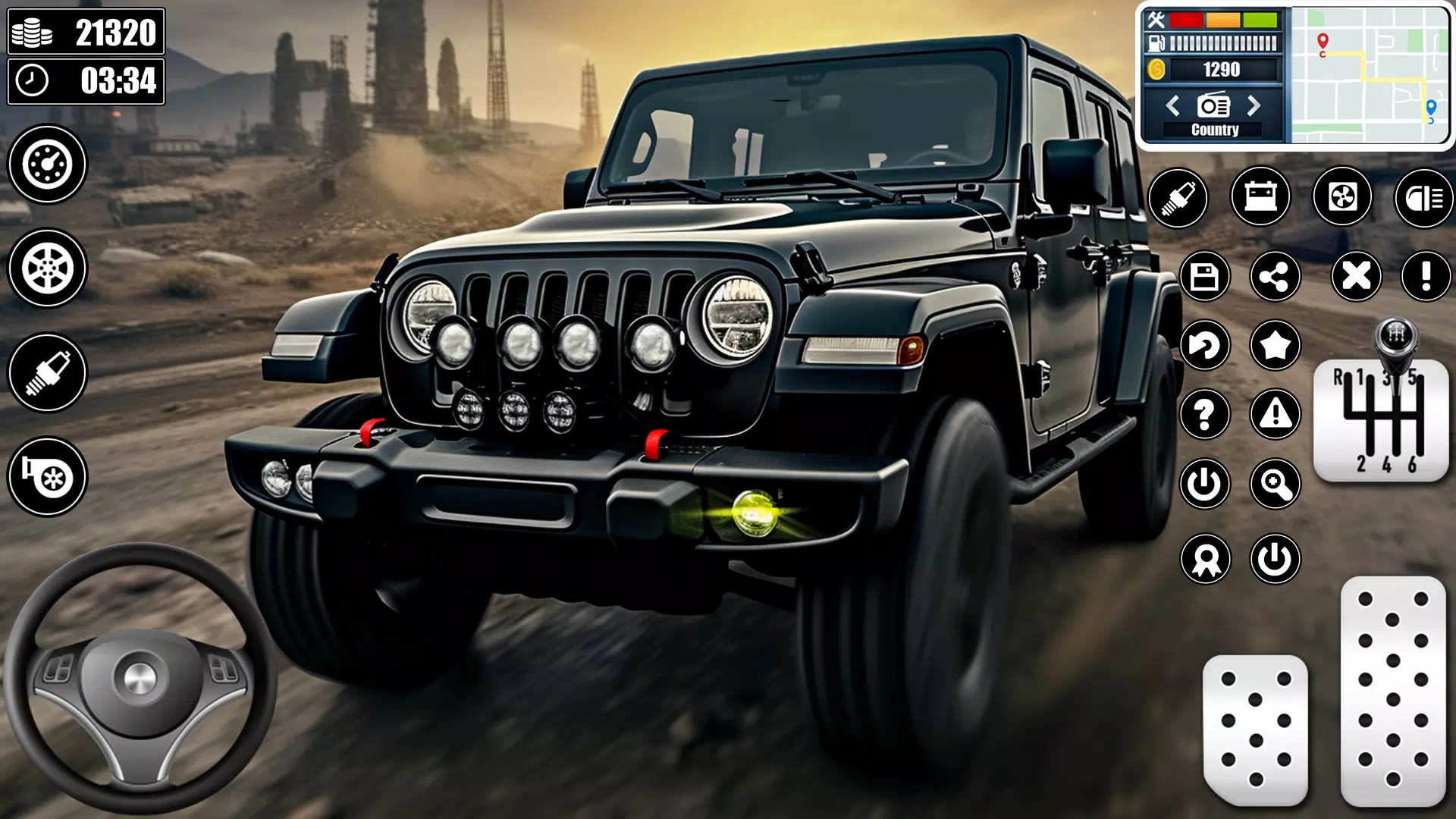 Real Car Driving School Games Captura de pantalla 0