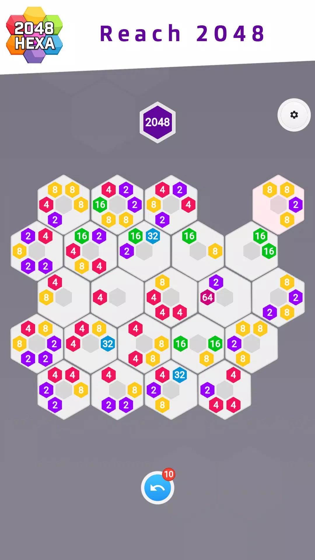 2048 Hexa应用截图第1张