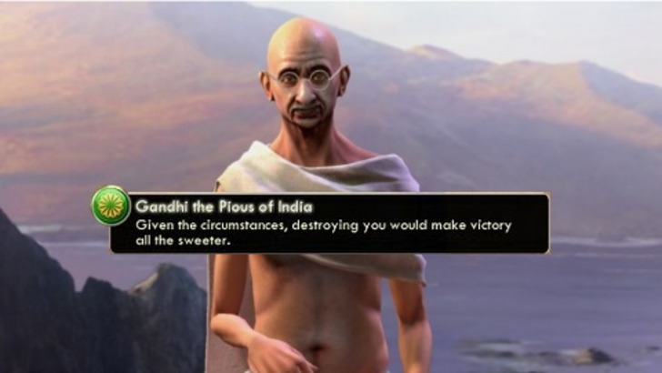 O Civ 7 não terá Gandhi para ir nuclear, mas ele já?