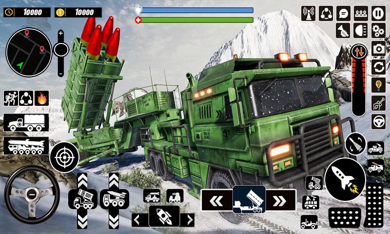 US Army Missile Launcher Game Скриншот 0