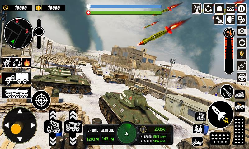 US Army Missile Launcher Game Schermafbeelding 2