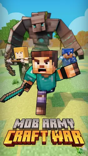 Mob Army: Craft War Captura de tela 0