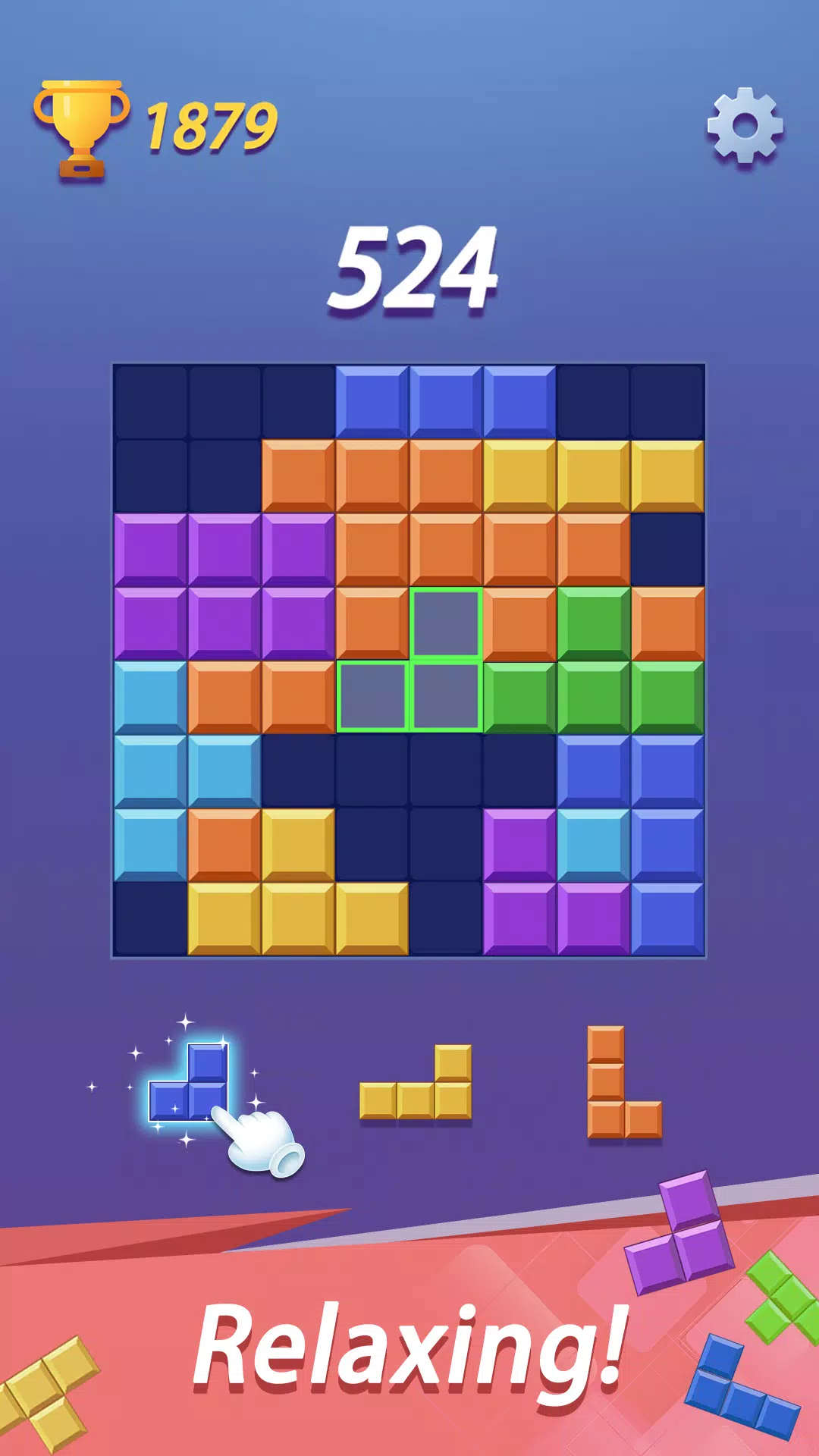 Block Puzzle: Combo Mania! Ảnh chụp màn hình 1