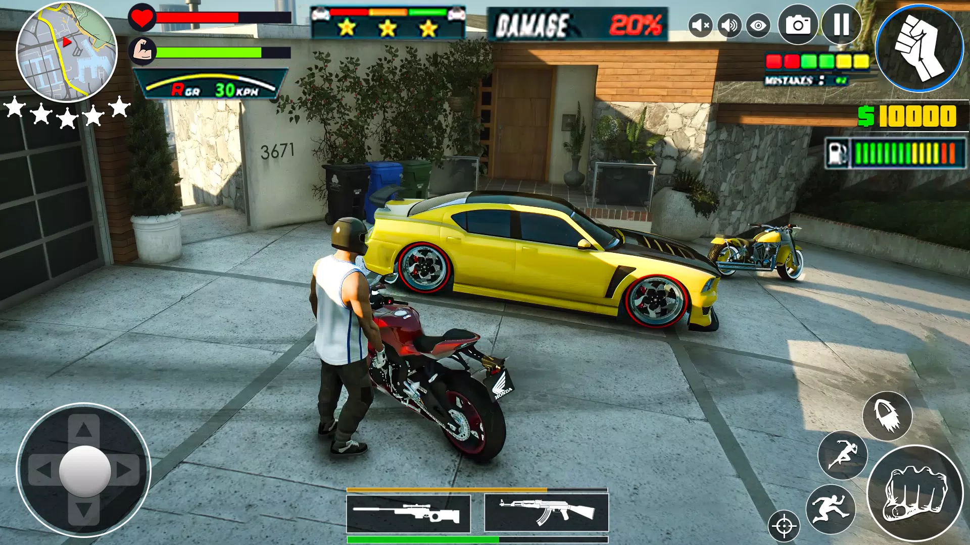 Vegas City Gangster Crime Game Скриншот 1