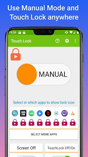 Touch Lock - Screen lock Скриншот 0