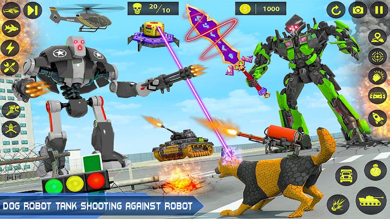 Army Tank Robot Car Games:应用截图第0张